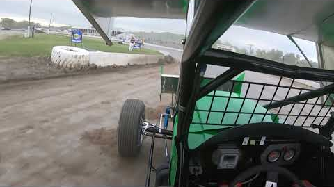 Dustin Purdy @ Fonda Speedway - Patriot Sprint Tour Hot Laps - May 25th, 2019