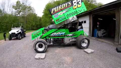 Dustin Purdy Racing - Scaling a sprint car